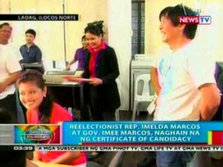 BP: Rep. Imelda Marcos at Gov. Imee Marcos, naghain na ng COC