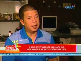 UB: Ilang gov't website, na-hack ng mga kontra sa anti-cybercrime law