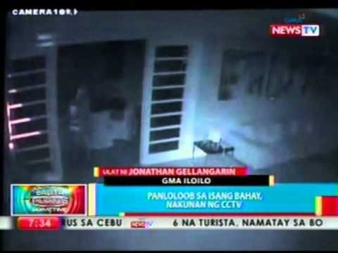 BP: Panloloob sa isang bahay, nakunan ng CCTV