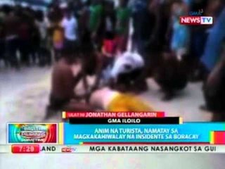 BP: Anim na turista, namatay sa magkakahiwalay na insidente sa Boracay