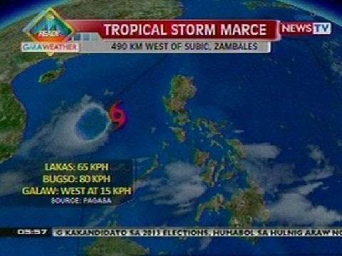 QRT: Weather update as of 5:57 p.m. (Oct 5, 2012)