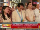 BT: Ilang senatorial candidates, dumalo sa pagdiriwang ng anibersaryo ng Jesus is Lord Church