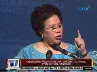 24 Oras: Sen. Santiago, nagbitaw   ng pickup lines tungkol sa Cybercrime   Prevention Law