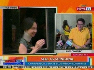 NTG: Panayam kay Sen. TG Guingona, Chairperson, Senate Blue Ribbon Committee (Oct. 5, 2012)