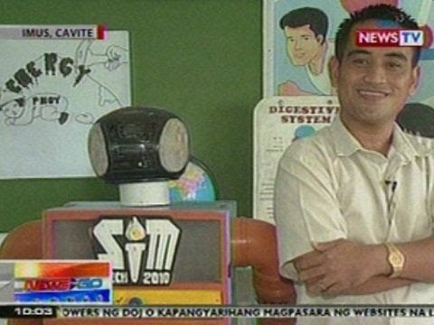 NTG: Wooden Robot sa Imus, Cavite, katuwang ng isang guro para sa kapana-panabik na pagtuturo