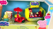 Peppa Pig Ijskraam Attractie Park Ballon Picnic Mand Peppa Ice Cream Van Theme Park Fun Balloon Ride