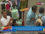NTG: Malawakang protesta ng jeepney drivers at operators, gaganapin bukas