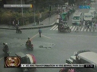 24 Oras: Motorsiklo, na-Huli Cam na   sumemplang