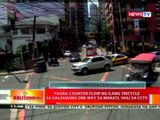 BT: Pagka-counter flow ng ilang tricycle sa kalsadang one way sa Makati, huli sa CCTV