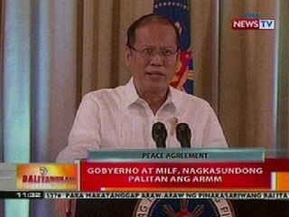 BT: Gobyerno at MILF, nagkasundong palitan ang ARMM