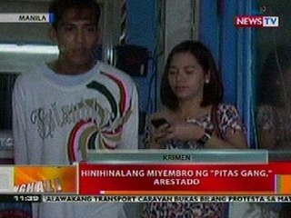 BT: Miyembro ng 'Pitas Gang' sa Manila, arestado