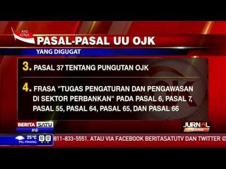 MK Bacakan Uji Materi UU OJK