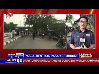 Transaksi Jual Beli di Pasar Gembrong Normal Kembali