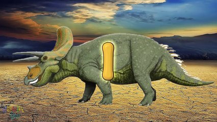 Jurassic Dinosaurs | Learn the english alphabet with animated dinosaurs for kids