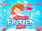 Анна отдыхает в спа салоне! Игра для девочек про Анну из мультика Холодное Сердце!