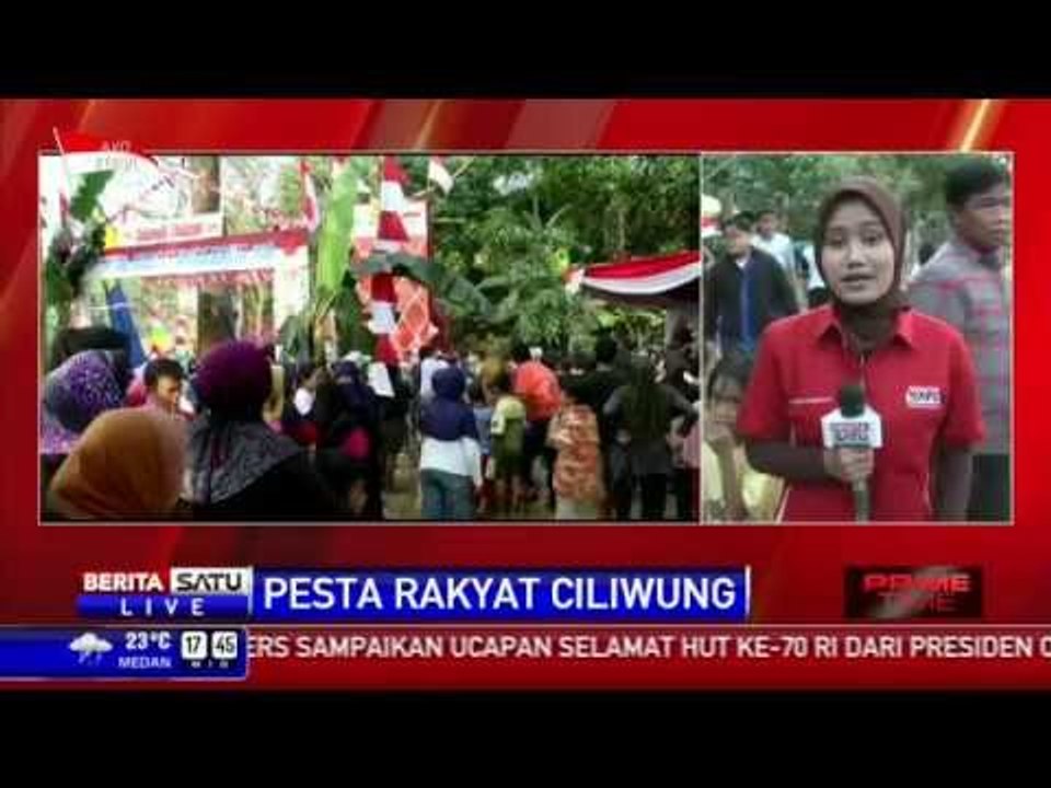 Pesta Rakyat Ciliwung Menampilkan Lomba Tradisional dan Pasar Murah