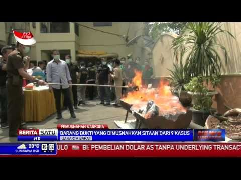 Polres Metro Jakbar Musnahkan Narkoba Senilai Rp 46 M