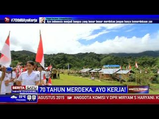 Warga Pedalaman Kaltara Peringati HUT Kemerdekaan RI