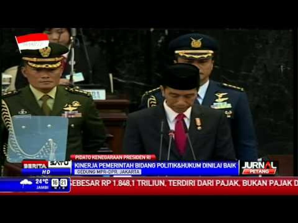 Sejumlah Anggota DPR Tanggapi Pidato Presiden J...