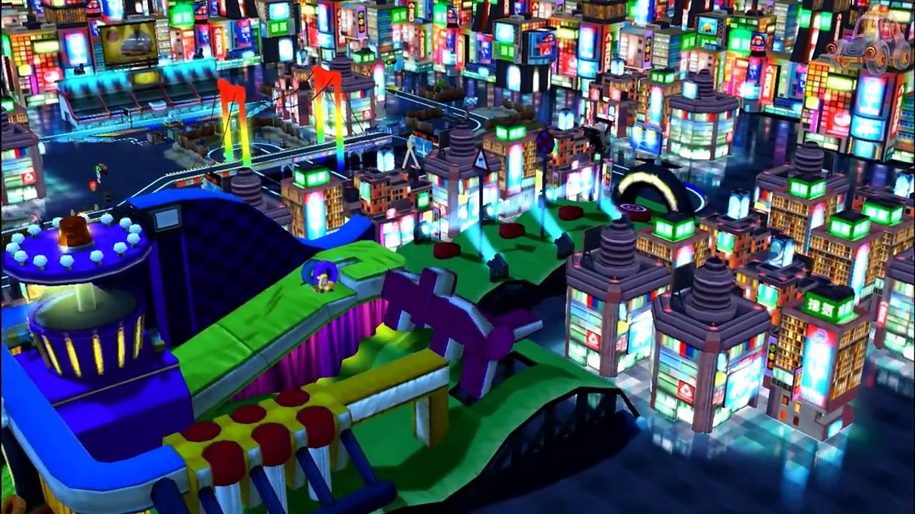 Cars Lightning McQueen NEON vs Mater NEON (Yokoza Track) Fast as Lightning NEON RACING!