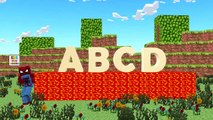 Minecraft Spiderman ABC Song for Children to Learn, Alphabet 3D Cartoon Children nursery Rhymes