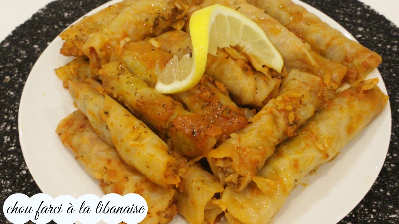 chou farcis à la libanaise