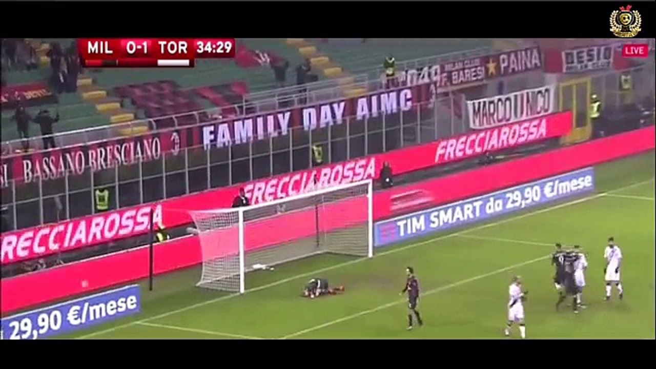 AC Milan vs Torino 2-1 All Goals & Highlights Coppa italia 12 01 2017 HD