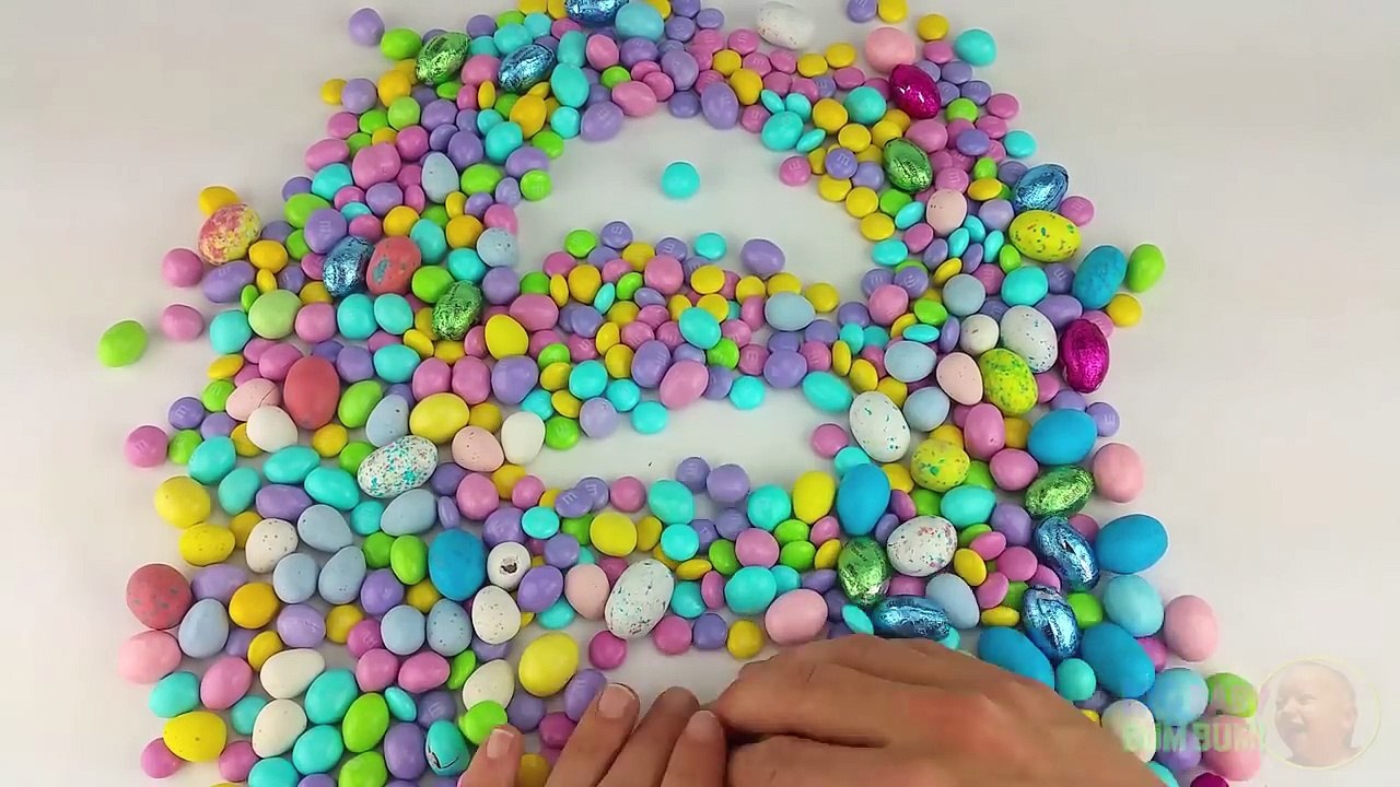 Learn To Count 1 to 30 with Candy Numbers! Surprise Eggs with Smarties Skittles and Candy Circles