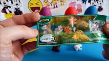 PLAY DOH SURPRISE EGGS Opening Kinder Minions Natoons Princess - играть тесто сюрприз яйца 生地驚きの卵を再生
