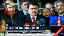 Vali'den çöken binayla ilgili açıklama