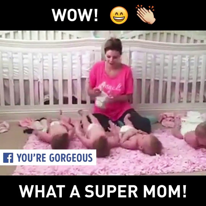 Incredible!! what a super mom-funny video