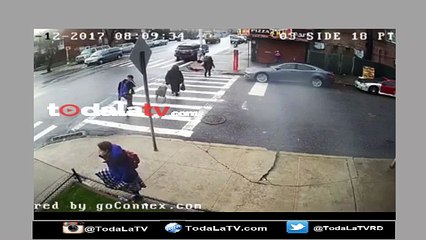 Adolescente es atropellada por conductor que sufre infarto-Video