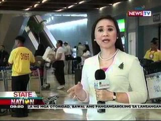 Pagbati ng 'Merry Christmas' ng mga empleyado ng airport, hindi na ipinagbabawal