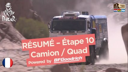 Résumé de l'Étape 10 - Quad/Camion - (Chilecito / San Juan) - Dakar 2017