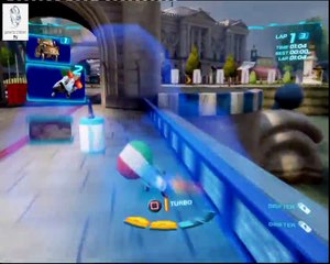 Cars 2 Game - Team Lightning Guido - Buckingham Sprint - Disney Car