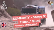 Stage 10 Summary - Quad/Truck - (Chilecito / San Juan) - Dakar 2017