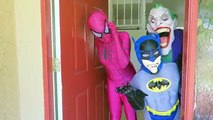 Spiderman vs Joker vs Venom - Push Me Prank Fail! w/ Frozen Elsa & Joker Girl - Funny Superheroes :)