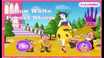 Snow White Forest Storm - Cartoon Video Game For Girls