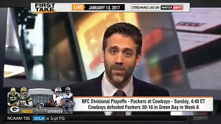 First Take - Dallas Cowboys vs Green Bay Packers - Who wins?