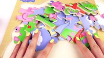 Peppa Pig Wooden Puzzle with George and Peppa Pigs
