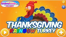 Thanksgiving Rainbow Turkey - Thanks Giving Games - Children Games To Play