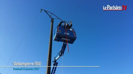 Intempéries dans l'Oise : des dégâts sur une ligne basse tension