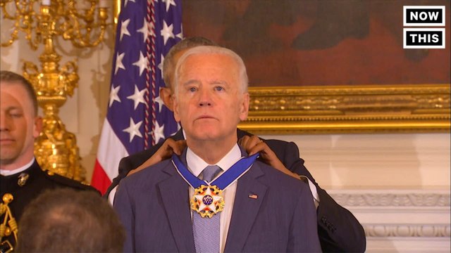 Tears flow as Obama gives Biden the Presidential Medal of Freedom