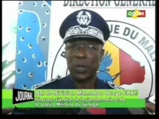 Visite du Directeur Général de la Gendarmerie et de la Justice Militaire du Sénégal au Mali.