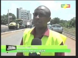 Ministre de  l’Équipement a visité les Travaux de la  corniche et engin à deux roue à Bamako.