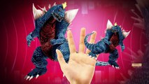 Godzilla Finger Family Rhymes | Godzilla Family Finger Family | Godzilla Children Nursery Rhymes