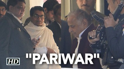 Mulayam, Akhilesh factions at EC over party symbol