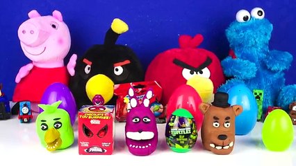 Play-doh 5 Nights at Freddys Surprises, Angry Birds Mashems and More