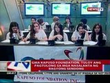 NTL: GMA Kapuso Foundation, tuloy ang pagtulong sa mga nasalanta ng bagyong Sendong