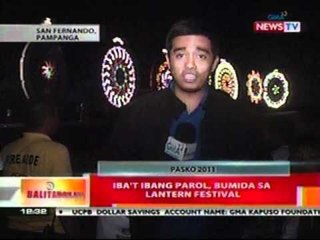 BT: Iba't ibang parol, bumida sa 'Lantern Festival' sa Pampanga